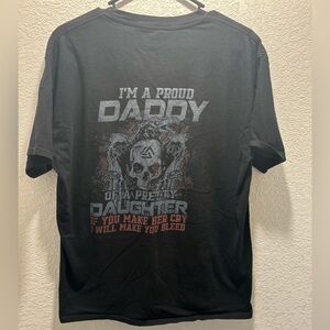 Proud Daddy Graphic mens Tee sz:L-2x